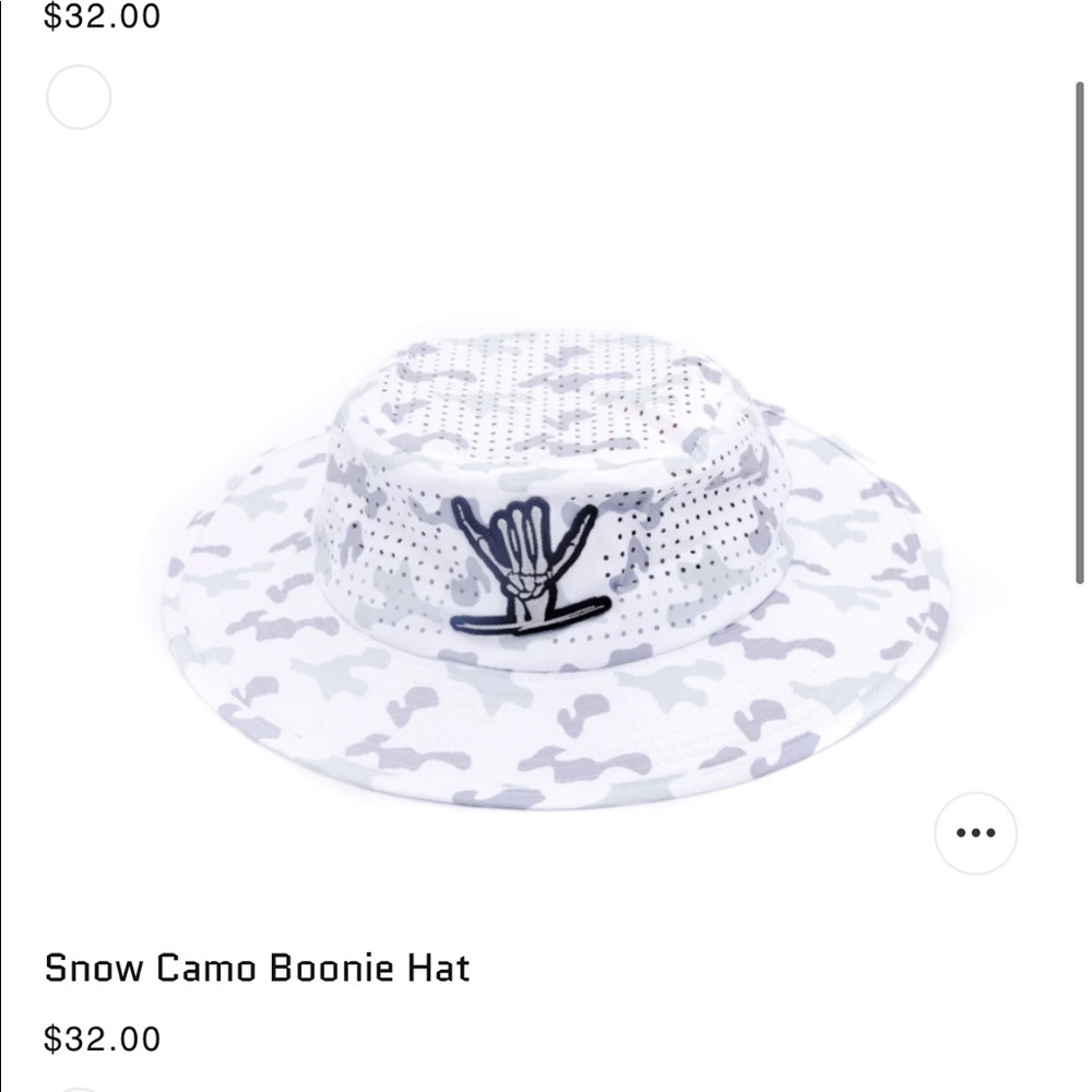 Shreddy Boonie Hat White - never worn